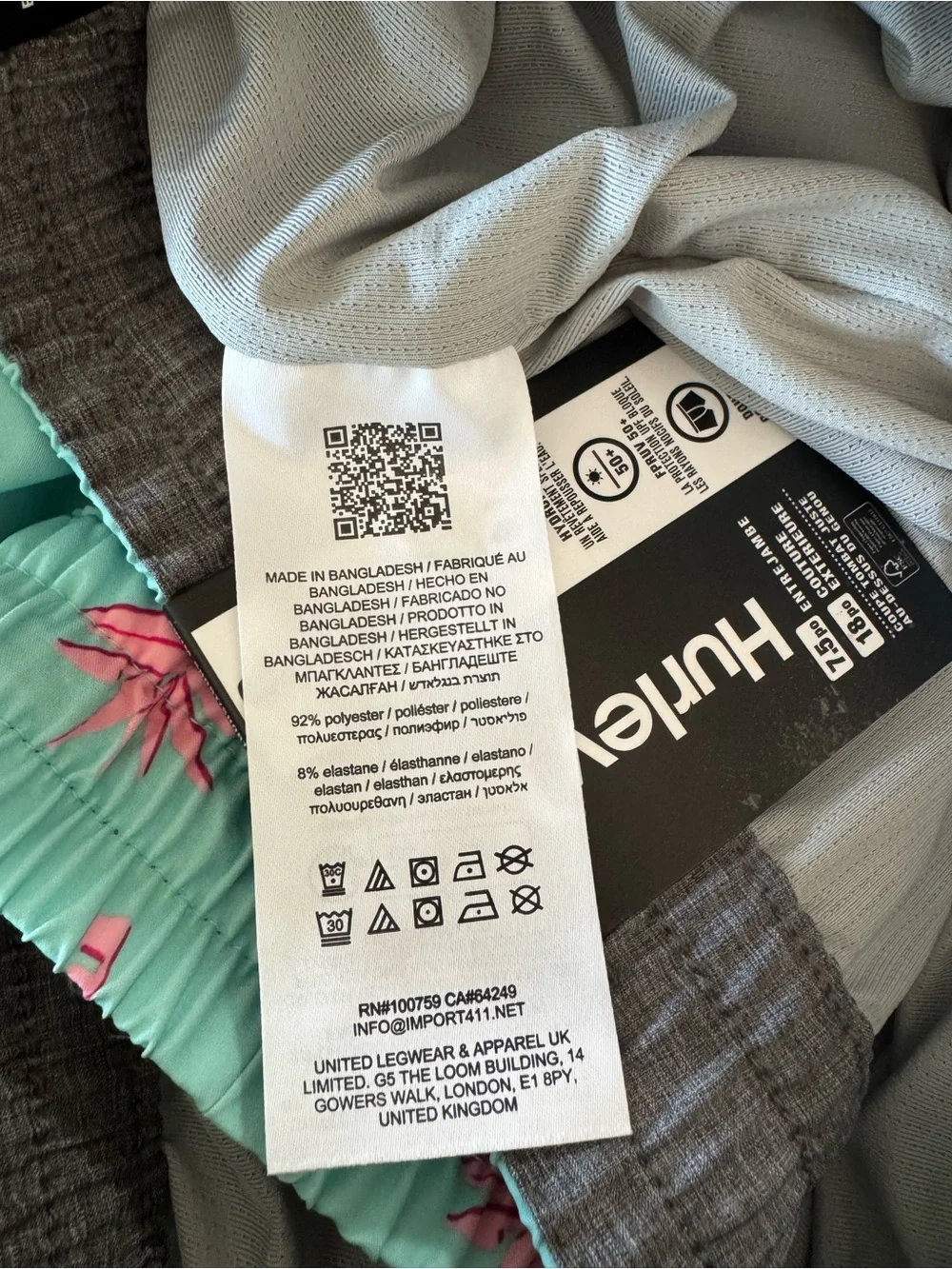 Hurley Men MONSTERA VOLLEY SWIM SHORT TROPIGAL MIST Large